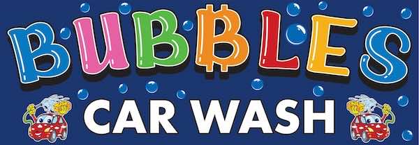 Bubbles Car Wash Logo