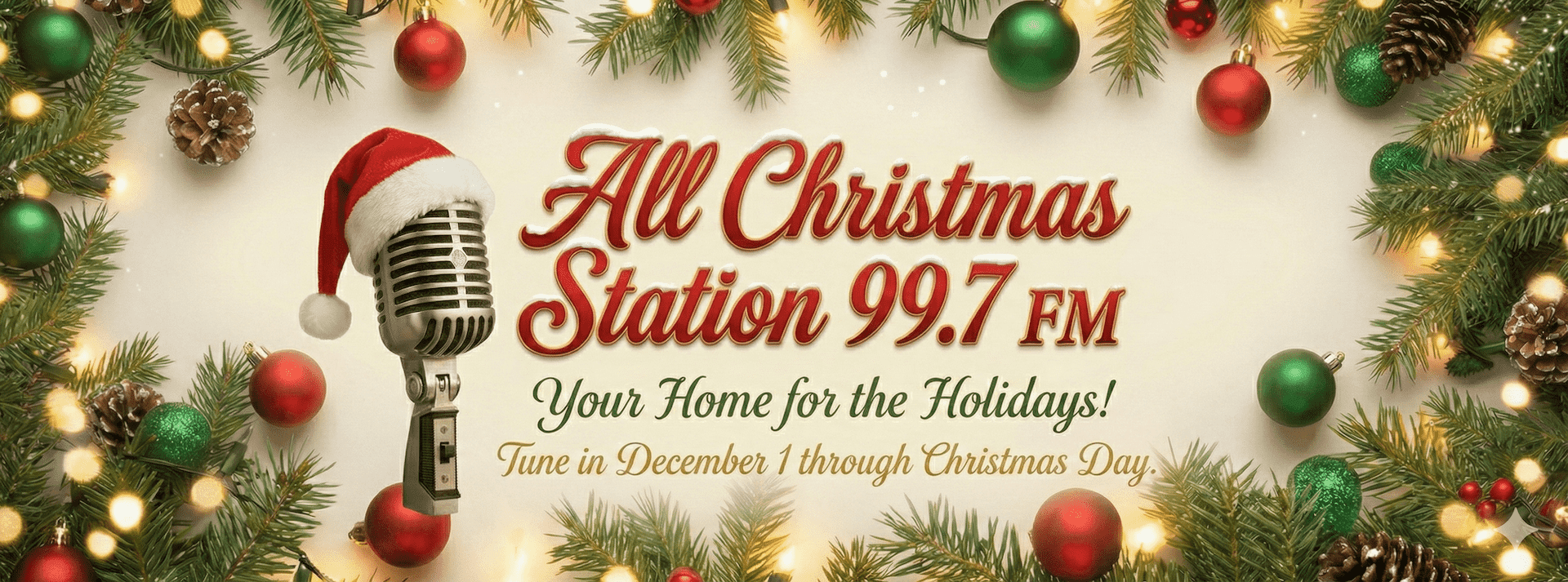 The All Christmas Station 99.7 FM