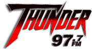 Thunder 97.7 logo