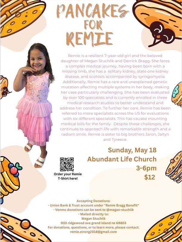 Remie’s Pancake Feed Benefit & Silent Auction