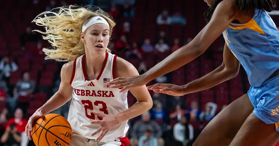Huskers Tip Exhibition Play with Mount Marty Friday Night
