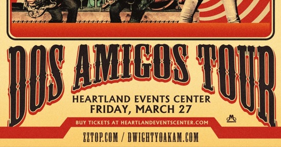 Dwight Yoakam and ZZ Top to Rock the Heartland Events Center