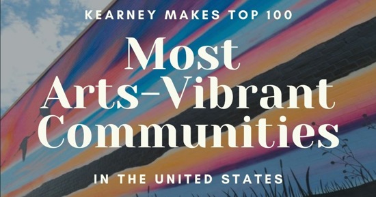 Kearney Named One of the Top 100 Arts-Vibrant Communities in the US