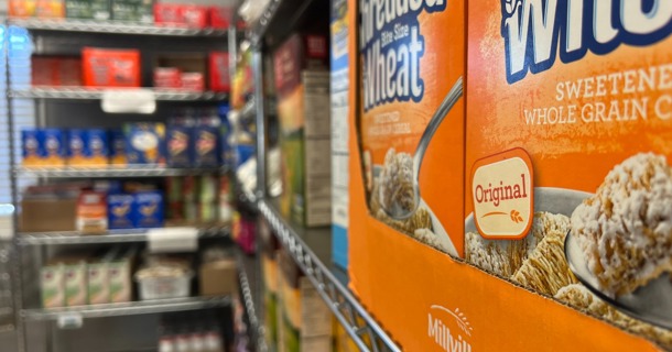 Courtesy/Heartland United Way. Inside the Howard/Greeley County Food Pantry