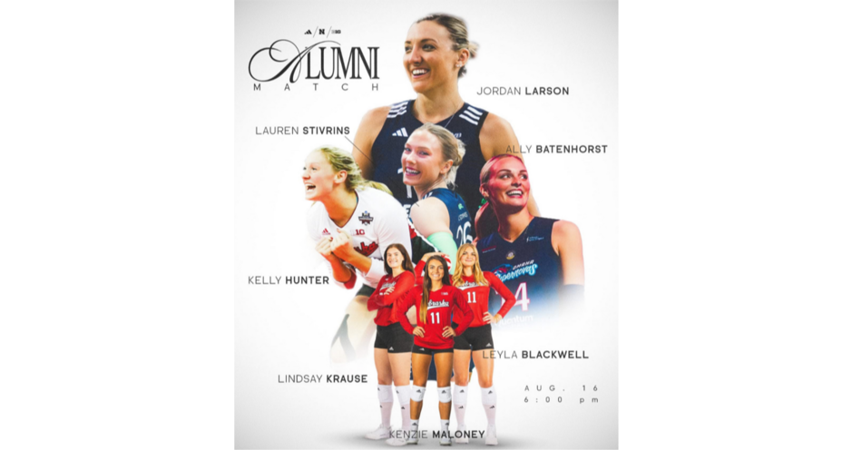 Jordan Larson Among Former Huskers Set to Play in Alumni Match