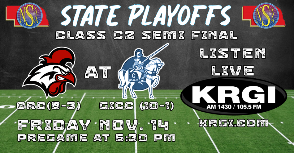 2025-11-14T18:30|Grand Island Central Catholic Vs Ord|HS Football|KRGI-AM