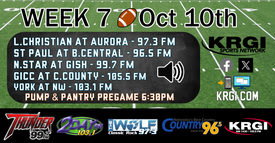 2025-10-10T18:30|Grand Island Senior High Vs Lincoln North Star High School|HS Football|KRGI-HD3