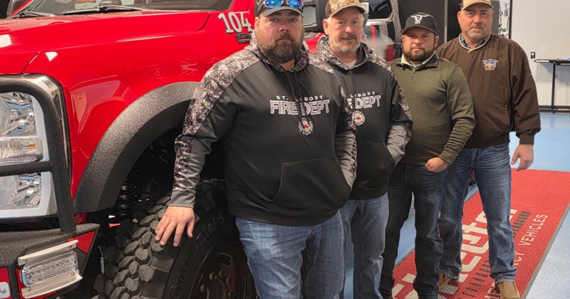 St Libory Fire Department Awaits Arrival Of New Truck 